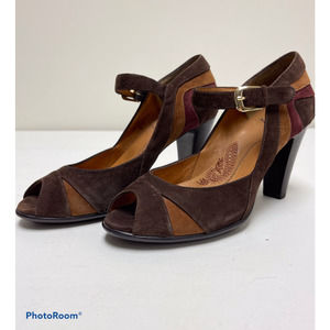 Sofft Women's Leather Shoes Peep Toes Sz 6.5